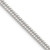 Image of Sterling Silver Polished 3.9mm Double Diamond-cut Curb Chain QDD080-24