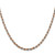 Image of Sterling Silver And Rose Vermeil 2.5mm Diamond-cut Rope Chain QDCR060-18 Image of Sterling Silver And Rose Vermeil 2.5mm Diamond-cut Rope Chain QDCR060-18