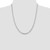 Image of Sterling Silver Rhodium-plated 4.15mm Flat Cuban Anchor Chain QFAN100R-22