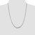 Image of Sterling Silver Rhodium-plated 4.65mm Flat Cuban Anchor Chain QFAN120R-24