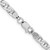 Image of Sterling Silver Rhodium-plated 4.65mm Flat Cuban Anchor Chain QFAN120R-20