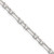 Image of Sterling Silver Diamond-cut 4.5mm 3 Short Plus 1 Long Cable Link Chain QFL120-18