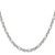 Image of Sterling Silver Diamond-cut 4.5mm 3 Short Plus 1 Long Cable Link Chain QFL120-22