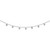 Image of Sterling Silver Rhodium-plated CZ w/ 4in ext. Choker