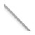 Image of 14K White Gold 16 inch 1.1mm Baby Rope with Spring Ring Clasp Chain