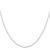 Image of 14K White Gold .8mm Loose Rope Chain 7152-18