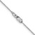 Image of 10K White Gold 1.1mm Flat Cable Chain 5270-16
