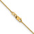 Image of 10k Yellow Gold 1.1mm Flat Cable Chain 5269-16