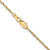 14K Yellow Gold 1.5mm Loose Rope Chain 7156-18