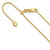 10k Yellow Gold Adjustable 1mm Wheat Chain 5192-30