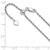 Image of Sterling Silver Adjustable 2mm Diamond-cut Rope Chain FC26-22 Image of Sterling Silver Adjustable 2mm Diamond-cut Rope Chain FC26-22
