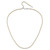 Image of Sterling Silver w/Gold-tone Adjustable 2mm Cyclone Chain FC97-22
