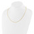 Image of Sterling Silver Gold-plated Adjustable 1.2mm Diamond-cut Square Snake Chai FC68-22 Image of Sterling Silver Gold-plated Adjustable 1.2mm Diamond-cut Square Snake Chai FC68-22