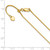 Image of Sterling Silver Gold-plated Adjustable 1.2mm Diamond-cut Square Snake Chai FC68-30