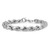 Image of Sterling Silver Rhodium-plated Polished Rope Bracelet