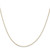 Image of 10k Yellow Gold .5mm Baby Box Chain W/ Spring Ring Clasp