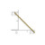 Image of 10k Yellow Gold .8mm Diamond-cut Cable with Spring Ring Clasp Chain 10PE41-16