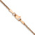 14K Rose Gold 18 inch 1.7mm Ropa with Lobster Clasp Chain