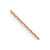 Image of 14K Rose Gold 16 inch .8mm Diamond-cut Cable with Lobster Clasp Chain