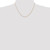 Image of 14K Rose Gold 18 inch Carded .7mm Cable Rope with Spring Ring Clasp Chain