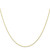 Image of 10k Yellow Gold .95mm Carded Cable Rope Chain 10K8RY-16