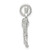 Image of Sterling Silver Flamingo Charm