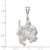 Image of Sterling Silver Hockey Goalie Pendant