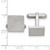 Image of Stainless Steel Polished and Textured Square Cuff Links