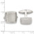 Image of Chisel Stainless Steel Brushed and Polished Square Cufflinks SRC155