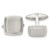 Image of Chisel Stainless Steel Brushed and Polished Square Cufflinks SRC155