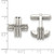 Image of Chisel Stainless Steel Polished Fancy X Cufflinks
