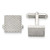 Image of Chisel Stainless Steel Polished and Textured Cufflinks
