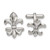 Image of Chisel Stainless Steel Polished Fleur de Lis Cufflinks