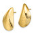 Image of 24.4mm 14K Yellow Gold Polished Mussel Shell Post Earrings