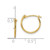 Image of 11.28mm 14K Yellow Gold Madi K Polished Hinged Hoop Earrings GK1163 Image of 11.28mm 14K Yellow Gold Madi K Polished Hinged Hoop Earrings GK1163