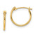 Image of 11.28mm 14K Yellow Gold Madi K Polished Hinged Hoop Earrings GK1163 Image of 11.28mm 14K Yellow Gold Madi K Polished Hinged Hoop Earrings GK1163