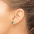 Image of 9mm Sterling Silver Enameled Snail Post Earrings QE8671
