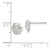 Image of 8mm Sterling Silver Frog Mini Earrings