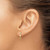 Image of 15mm 14K Yellow Gold Madi K CZ Polished Star Post Dangle Earrings