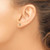 Image of 8.2mm 14K Yellow Gold Madi K Red & Clear CZ & Green Glass Christmas Tree Post Earrings