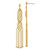 Image of 67mm 14K Yellow Gold Beaded Earrings SF1629