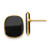 Image of 17mm 14K Yellow Gold Black Onyx Earrings XB26
