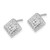 Image of 9mm 10k White Gold Diamond Post Earrings EM5472-025-1WA