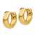 Image of 12mm 10k Yellow Gold Hinged Hoop Earrings 10TL563