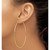 Image of 70mm 10k Yellow Gold Endless Hoop Earrings 10TF803
