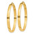 Image of 45mm 10k Yellow Gold Polished Hoop Earrings 10TA243