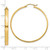 Image of 45mm 10k Yellow Gold Polished Hoop Earrings 10TA243