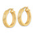 Image of 20.45mm 14K Yellow Gold Polished Hoop Earrings TF2068