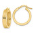 Image of 20.45mm 14K Yellow Gold Polished Hoop Earrings TF2068