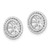 Image of 12mm 14k White Gold Diamond Earrings Jackets EM8576-050-WA